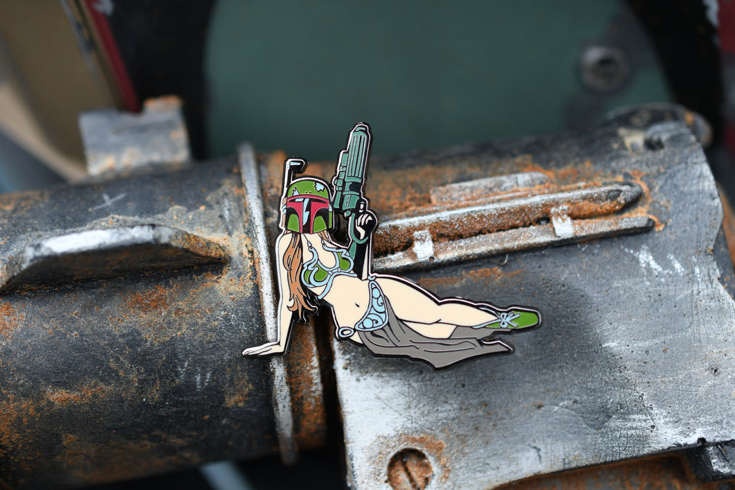 Slave Leia Lady Fett Enamel Pin