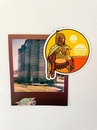 Tatooine Sunset Lady Fett Magnet