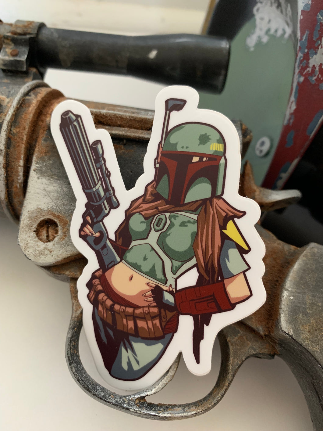 Lady Fett Sticker